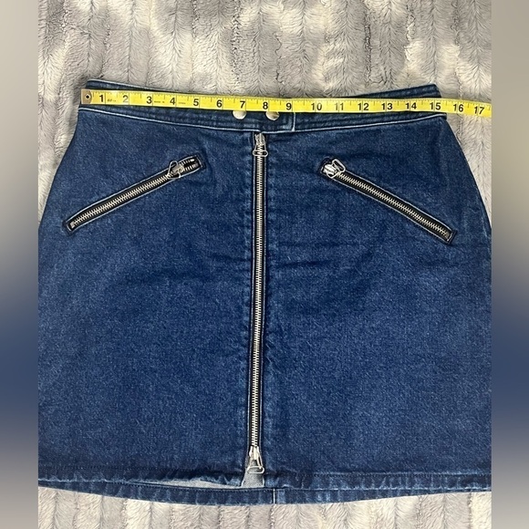 RAG & BONE Blue Racer Miniskirt Size 29 - Picture 4 of 10